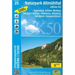 UK50-25 NATURPARK ALTMÜHLTAL, ÖSTLICHER TEIL