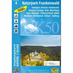 UK50-4 NATURPARK FRANKENWALD (UMGEBUNGSKARTE 1:50000)