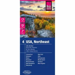 USA 04. NORDOST 1 : 1 250 000 - Straßenkarte