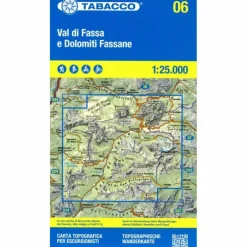 VAL DI FASSA E DOLOMITI FASSANE 1:25 000