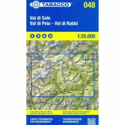 VAL DI PEIO - VAL DIE RABBI - VAL DI SOLE 1:25 000 - Wanderkarte