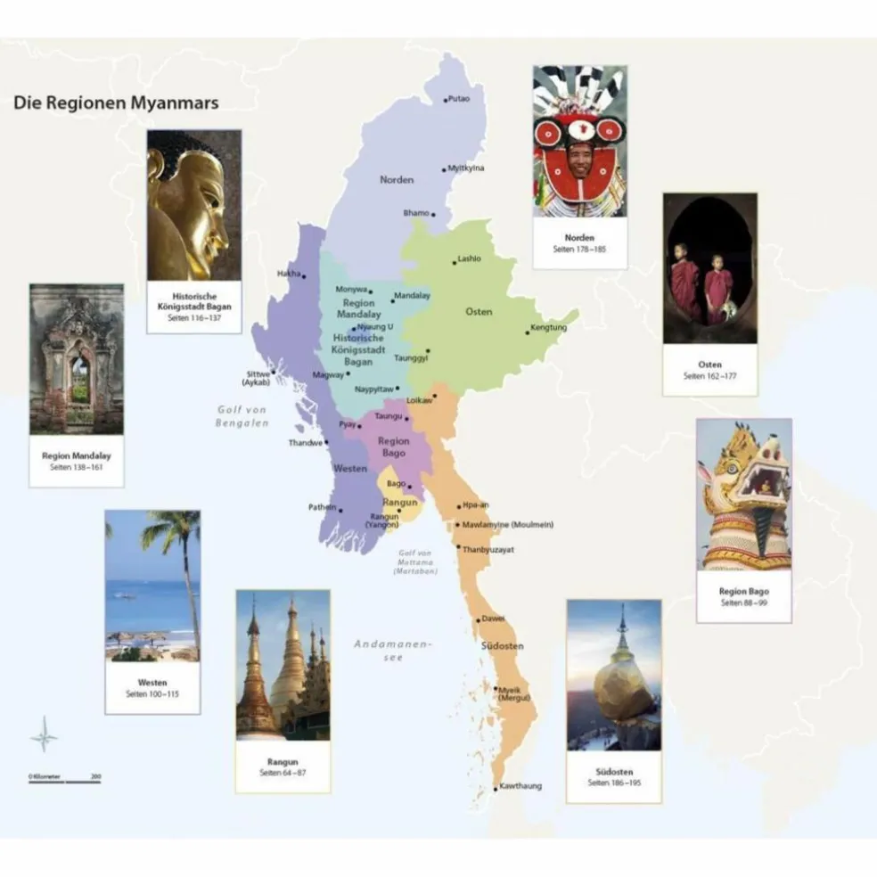 VIS-À-VIS REISEFÜHRER MYANMAR - Reiseführer