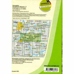 W238 METZINGEN - NEUFFEN, TECK, WIESENSTEIG - Wanderkarte