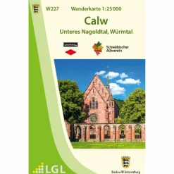 W227 WANDERKARTE 1:25 000 CALW