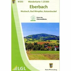 W203 WANDERKARTE 1:25 000 EBERBACH