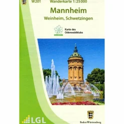 W201 WANDERKARTE 1:25 000 MANNHEIM