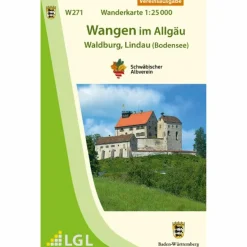 W271 WANGEN IM ALLGÄU - WALDBURG, LINDAU (BODENSEE) - Wanderkarte