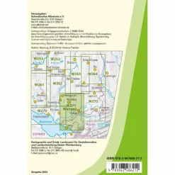 W271 WANGEN IM ALLGÄU - WALDBURG, LINDAU (BODENSEE) - Wanderkarte