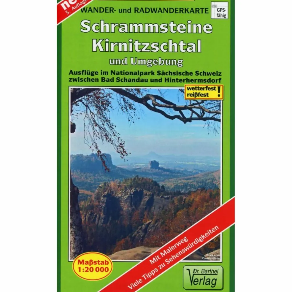 WANDER- UND RADWANDERKARTE SCHRAMMSTEINE - Wanderkarte