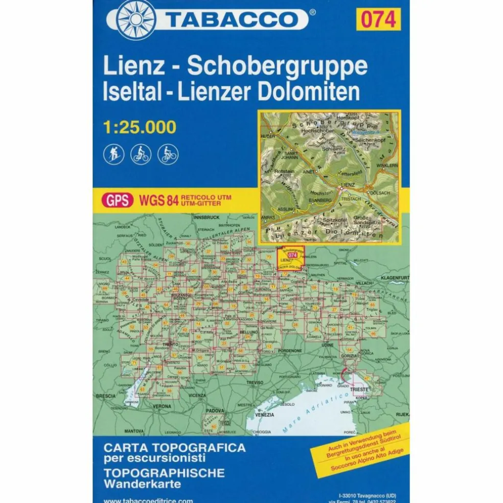 WANDERKARTE 74 LIENZ-SCHOBERGRUPPE-ISELTAL - Wanderkarte