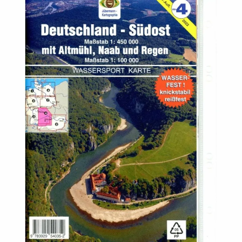 WASSERSPORT-WANDERKARTE 04. DEUTSCHLAND-SÜDOST