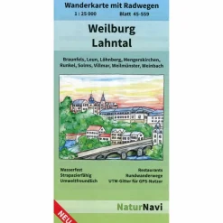 WEILBURG - LAHNTAL 1 : 25 000, BLATT 45- - Wanderkarte