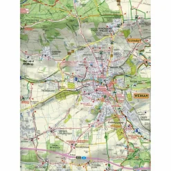 WEIMAR, BAD BERKA UND UMGEBUNG 1:35.000 - Wanderkarte