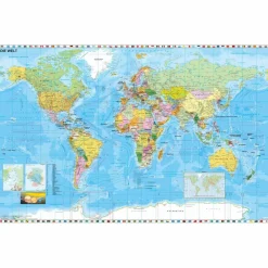 WELTKARTE DEUTSCH - Karte