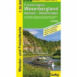 WESERBERGLAND 1:50.000 WANDER- UND FREIZEITKARTE - Wanderkarte
