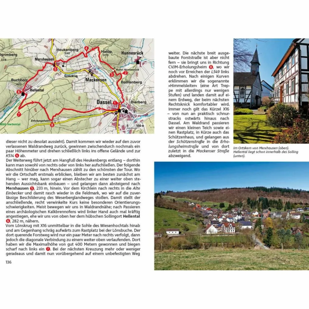 WESERBERGLAND - Wanderführer