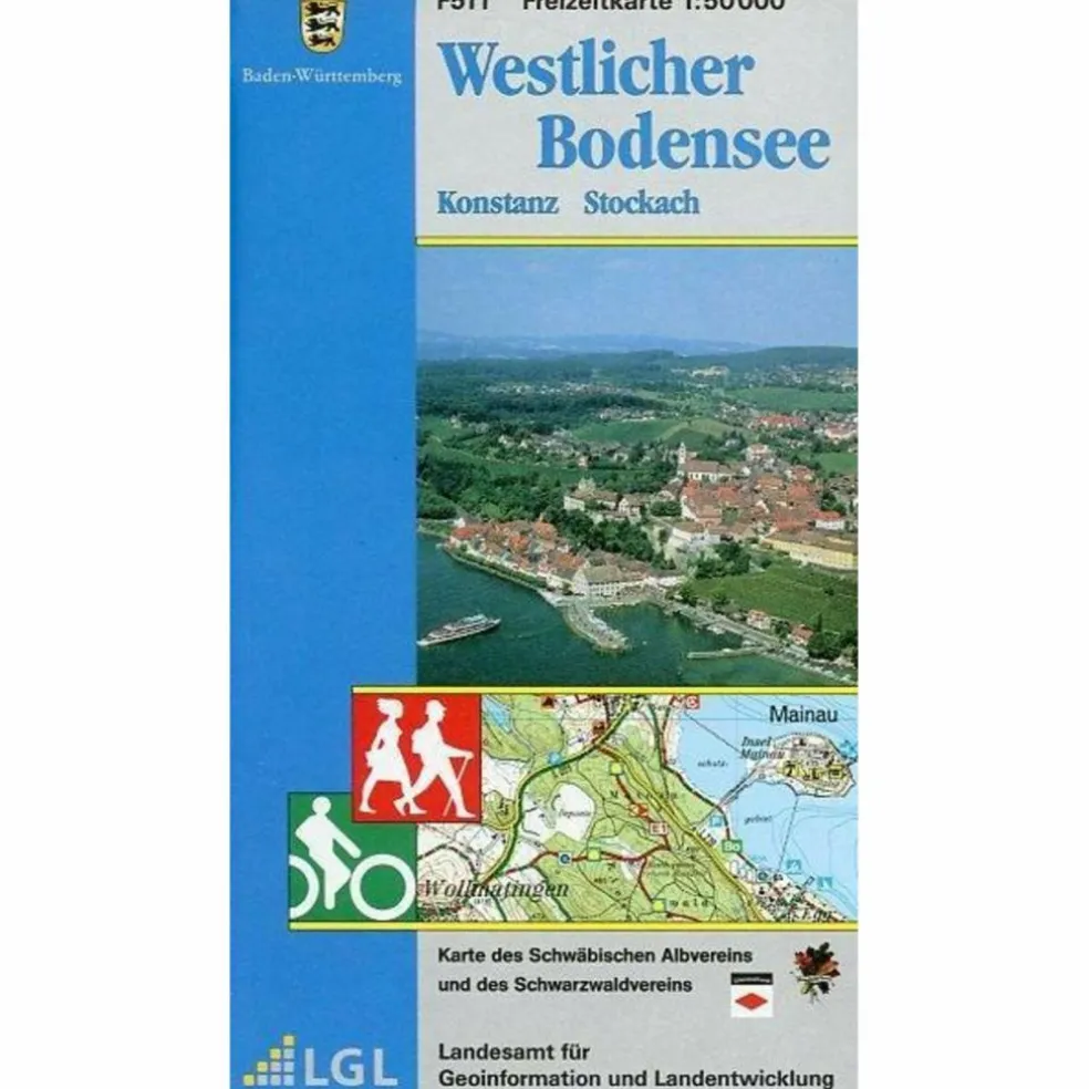 WESTLICHER BODENSEE. FREIZEITKARTE 1 : 5 - Wanderkarte