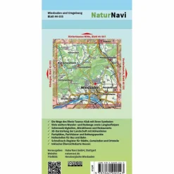 WIESBADEN UND UMGEBUNG 1:25.000 - Wanderkarte