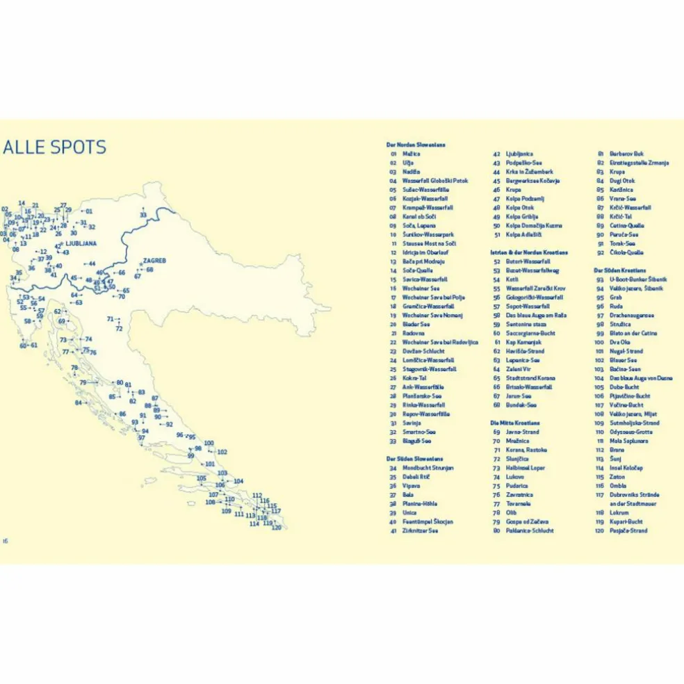 WILD SWIMMING KROATIEN UND SLOWENIEN - Gewässerführer