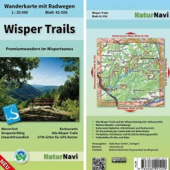 WISPER TRAILS 1:25 000 - Wanderkarte