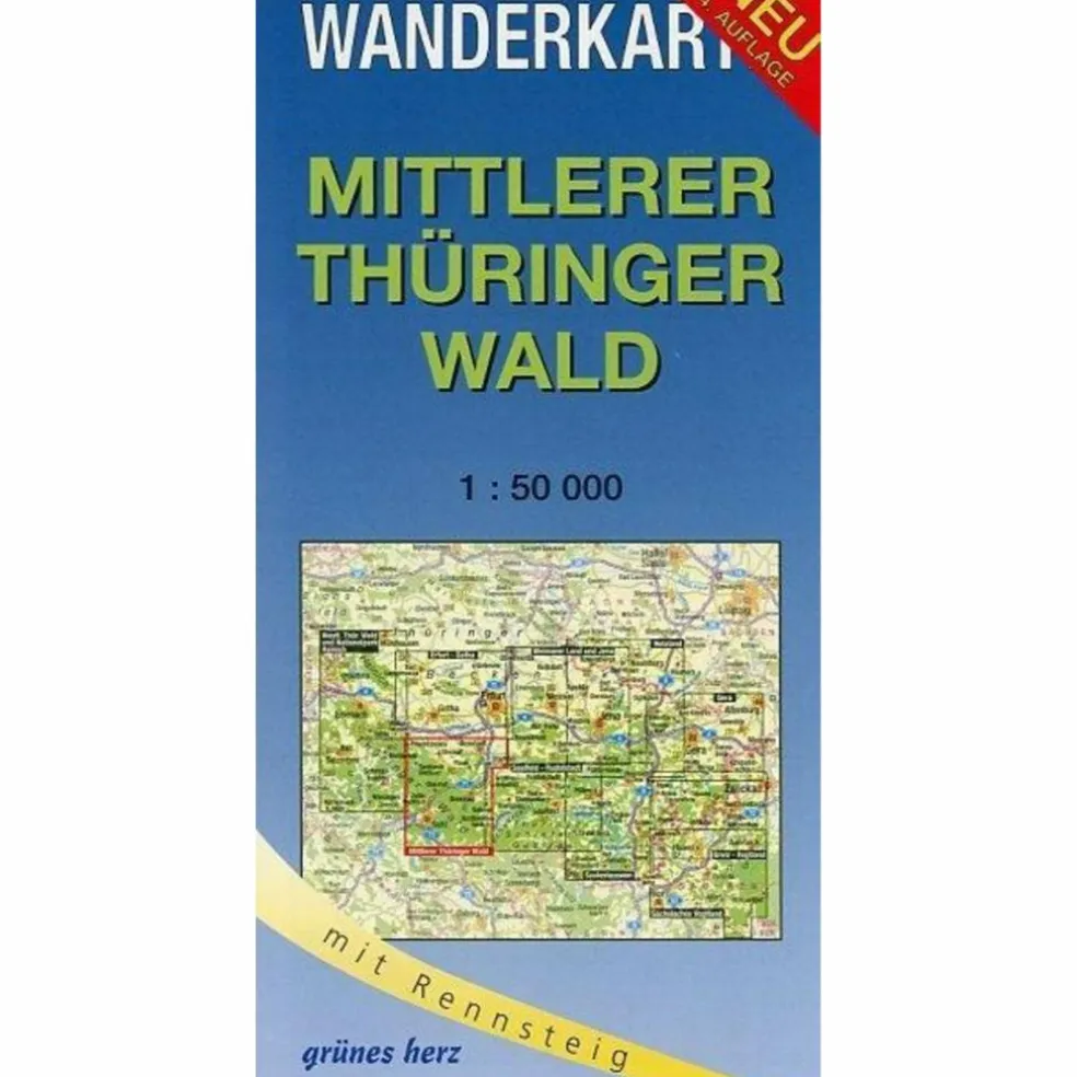 WK MITTL.THÜRINGER WALD - Wanderkarte