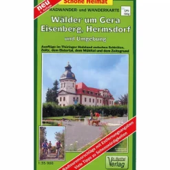 WÄLDER UM GERA, EISENBERG, HERMSDORF UND - Wanderkarte