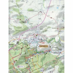 WÄLDER UM GERA, EISENBERG, HERMSDORF UND - Wanderkarte