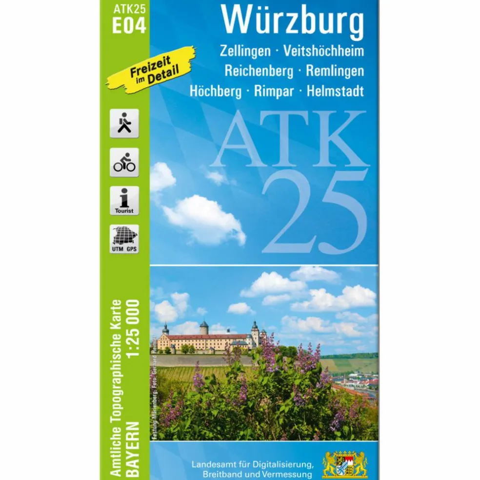 WÜRZBURG 1:25 000 - Wanderkarte
