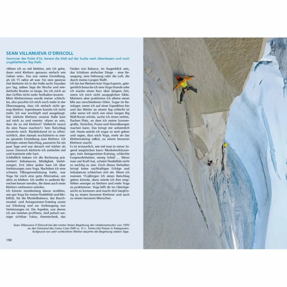 YOGA FÜR KLETTERER UND BERGSPORTLER - Klettertraining