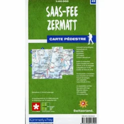 ZERMATT - SAAS-FEE 49 WANDERKARTE 1:40 000 MATT LAMINIERT - Wanderkarte