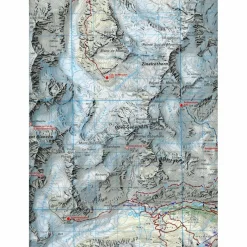 ZERMATT - SAAS-FEE 49 WANDERKARTE 1:40 000 MATT LAMINIERT - Wanderkarte