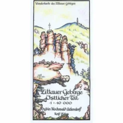 ZITTAUER GEBIRGE ÖSTLICHER TEIL - Wanderkarte