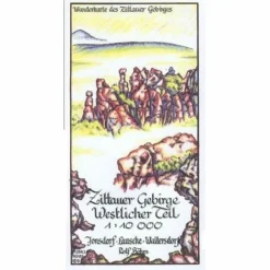 ZITTAUER GEBIRGE WESTLICHER TEIL - Wanderkarte